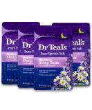 Dr Teal's Pure Epsom Salt Melatonin Sleep Soak 3 lb - Pack of 4 | Relaxing Essential Oil Blend - Buy Online on GoSupps.com