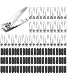 120 Pcs Stainless Steel Nail Clippers & File Set - Manicure/Pedicure Kit for Beauty Salon - Buy Online on GoSupps.com
