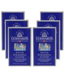 Goddard's Cotton Silver Polishing Cloth - Clean & Shine Silver Jewelry Gold Dinnerware & Antiques | Case Pack of 6 - Buy Online on GoSupps.com