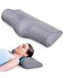 Cervical Neck Pillows for Pain Relief Sleeping, High-Density Memory Foam Pillow Neck Bolster Support Pillow Neck and Shoulder Relaxer, Neck Decompression Devices Orthopedic Roll Pillow for Bed Office Gray - Buy Online on GoSupps.com