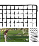 Amazgolf Heavy Duty Golf Net - 10x10ft Sports Practice Barrier Netting for DIY Ball Hitting - Adjustable & Durable - Buy Online on GoSupps.com