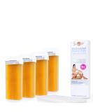 Warm Wax Cartridges Honey - 4 Pack (100ml Each) | Sunzze Refills + FREE Fleece Strip | International Shipping - Buy Online on GoSupps.com