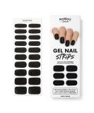 MOYOU LONDON Semi-Cured UV Gel Strips - 20 Pieces - Black Jaguar - Salon Quality Gel Nail Foils for an At-Home Manicure - International Shipping Available - Buy Online on GoSupps.com