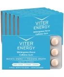 Buy Viter Energy Caffeinated Gum - 60mg Caffeine & B Vitamins - Sugar Free Wintergreen - 12pcs x 6 Packs - Boost Energy Anytime - Buy Online on GoSupps.com