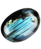 June&Ann Natural Labradorite Palm Stones Healing Gemstone Therapy Worry Crystal Stones for Meditation Chakra Balancing Collection Irregular Shape - Buy Online on GoSupps.com