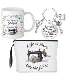 Inbagi Sewing Gift Set for Seamstress Women - Cosmetic Bag, Quilting Coffee Mug, Quilter Keychain - Funny Gifts for Quilters and Sewing Lovers - Buy Online on GoSupps.com