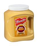 French's Spicy Brown Mustard 105 oz - Bold Flavor in a 105 Ounce Bottle - Buy Online on GoSupps.com