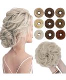 Sego Large Dutt Hair Tie with Rubber Band - Premium Platinum Blonde Hair Extensions for Women - Buy Online on GoSupps.com