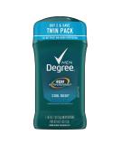 Degree Men Cool Rush 48-Hour Antiperspirant Deodorant Stick 2.7oz (Pack of 2) - Buy Online on GoSupps.com