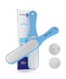 Mr. Fuss Laser Hornhaut Trash - Double-Sided Corneal File for Safe & Effective Corn Removal - Non-Slip Plastic & Stainless Steel in Blue - Buy Online on GoSupps.com