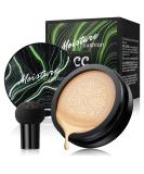 Mushroom Head Air Cushion CC Cream - Long-Lasting BB Foundation Even Skin Tone Moisturizing & Waterproof Makeup for All Skin Types (Natural Beige - Buy Online on GoSupps.com