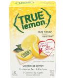 True Lemon Crystallized Packets - 0.9oz | Premium Lemon Flavor | Convenient Powdered Drink Mix - Buy Online on GoSupps.com