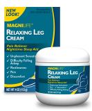 MagniLife Relaxing Leg Cream - Natural Relief for Pain, Restless Leg Syndrome, Cramping & Discomfort - Lavender and Magnesium Formula - 4oz - Buy Online on GoSupps.com