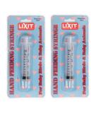 Lixit Hand Feeding Syringes 10ML Pack of 2 for Puppies, Kittens, Rabbits, and Baby Animals - Buy Online on GoSupps.com