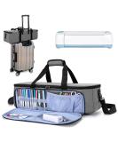 LUXJA Carrying Bag for Cricut Explore Air & Maker - Gray | Patent Design | Organize Die-Cutting Machine & Supplies - Buy Online on GoSupps.com