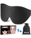 Sleep Mask - Light Blocking 3D Blackout Eye Masks for Women & Men | Soft Cooling Travel Eyemask - Perfect for Night & Eyelash Extensions - Buy Online on GoSupps.com