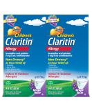 Claritin Grape Flavored Kids Allergy Relief - Non Drowsy Liquid Antihistamine for 24 Hours | Dye Alcohol & Sugar Free for Children 2 - Buy Online on GoSupps.com