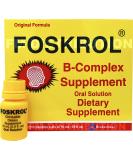 Foskrol B Complex Supplements - 20 Count Pack (1) for Energy and Wellness - Buy Online on GoSupps.com