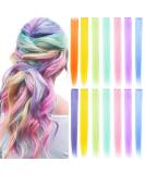 14PCS Colorful Hair Accessories for Girls | Clip-in Colored Hair Extensions | Heat Resistant Multi-Colored Highlights - Buy Online on GoSupps.com