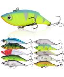 Sougayilang Minnow Fishing Lures Crankbaits Set - 10PCS Trout Bass Perch Hard Baits Swimbaits for Topwater Fishing - Style-B - Buy Online on GoSupps.com