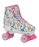 Rollr GRL Ella Adjustable Girls Roller Skates White/Pink Small (12-2) - Buy Online on GoSupps.com