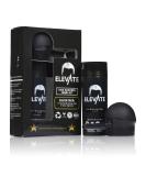 ELEVATE Hair Perfecting 2-in-1 Kit - Natural Hair Thickening Fibers & Spray Applicator Pump | Conceal & Thicken Thinning Hair (Medium Brown & Black) - Buy Online on GoSupps.com