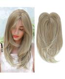Hair Topper for Thinning Hair 14inch Hair Toppers for Women Big Base Topper Hair Piece for Hair Loss Topper Soft Hair Extensions Fringe Clip in Hair 14 Inch Blonde - Buy Online on GoSupps.com