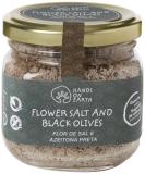 Hands on Earth Flavoured Flower Salt with Black Olives - Seasoning Salads 120g - Buy Online on GoSupps.com