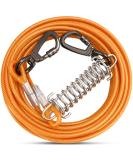 Buy Tie Out Leashes for Dogs - Shock Absorbing 3-15m Yard Leash in Orange | Durable & Safe Dog Leash - Buy Online on GoSupps.com