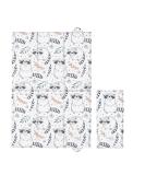 Foldable Waterproof Diaper Changing Mat for Babies - Portable & Soft (Raccoon) #6 - Buy Online on GoSupps.com
