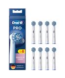 Oral-B Pro Sensitive Clean Electric Toothbrush Heads - 8 Pack Gentle Cleaning with X-Shaped Bristles Made in Germany - Buy Online on GoSupps.com