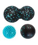 Kouclaa Spiky Ball Set - Peanut & Lacrosse Balls for Deep Tissue Massage Myofascial Release Yoga & Stress Relief - Buy Online on GoSupps.com