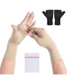 360 Relief Wrist and Thumb Support - Arthritis & Joint Pain Relief for Men and Women - X-Large Beige (2 PCS) with Mesh Laundry Bag - Buy Online on GoSupps.com