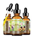 Botanical Beauty Organic Plum Oil - 100% Pure Cold Pressed Carrier Oil for Face Skin Hair Body & Nails | 1 Fl. oz - 30 ml - Buy Online on GoSupps.com