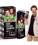 Buy VIP 5 in 1 Hair Colour Shampoo - Brown 180ml | International Shipping | Best Hair Color Shampoo - Buy Online on GoSupps.com