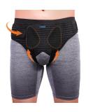 Buy Adjustable Hernia Belts for Men & Women - Inguinal Support Truss with 4 Compression Pads | Medium Black - Buy Online on GoSupps.com