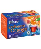 Meßmer Strawberry-Orange | 20 tea bags | Gluten-free | Lactose-free | Vegan - Buy Online on GoSupps.com