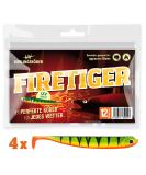 Favorite bait 4 rubber fish for zander fishing with rubber fish 12.5 cm Firetiger - Buy Online on GoSupps.com