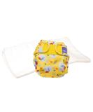 Bambino Mio Mioduo Two-Piece Reusable Eco Nappy Elephant Stomp Size 1 (<9kgs) - Chemical-Free Option - Buy Online on GoSupps.com