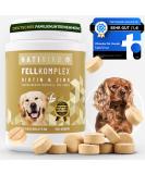 Nativivo High-Dose Probiotic Biotin & Zinc Dog Complex - 100 Tablets for Shiny Fur Hair Loss Relief Itching & Dry Skin - Made in Germany - Buy Online on GoSupps.com