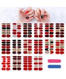 MWOOT 16 Sheet French Art Nail Stickers | DIY Self-Adhesive Nail Art Decals & Nail Files for Manicure Decoration - Buy Online on GoSupps.com
