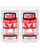 The Boyer Lye for Soap Making, Sodium Hydroxide Pure High Test Lye Food Grade, Caustic Soda, Drain Cleaner and Clog Remover, 2 Pack 2.2 lbs - Buy Online on GoSupps.com