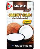 Aroy-D Pure Coconut Cream 8.5 fl oz (Pack of 6) - 100% Pure Coconut Cream for Cooking - 8.5 Fluid Ounce x 6 Pack - Buy Online on GoSupps.com