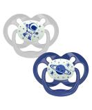 Dr. Brown's Advantage Symmetrical Pacifier with Air Flow Blue Glow-in-the-Dark 2-Pack 6-18m 2 Pack Blue Glow-in-the-Dark - Buy Online on GoSupps.com