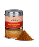 Herbaria Red Hot Chili Curry Bio 80g | Organic Curry Powder & Spice Mix for Extra Sharp Flavors | Sustainable Packaging - Buy Online on GoSupps.com