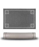 STELLAIRE CHERN Pet Feeding Mat 24x16 Inch - Waterproof, Easy to Clean, Non Slip Dog Food Mat in Grey - Buy Online on GoSupps.com