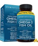 Viva Naturals Omega 3 Fish Oil - 180 capsules - Buy Online on GoSupps.com