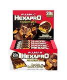 ALLMAX HEXAPRO PROTEIN BAR - Pack of 12 - Chocolate Peanut Butter Cup - 1.9 Oz. - Buy Online on GoSupps.com
