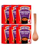 Heinz Cup Soup Minestrone Pack of 6 total 24 Sachets Wooden Spoon - Buy Online on GoSupps.com