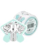 Profico Self-Adhesive Nail Modeling Templates - 100pcs Mint Paradise Stencils for Nail Extensions - Buy Online on GoSupps.com